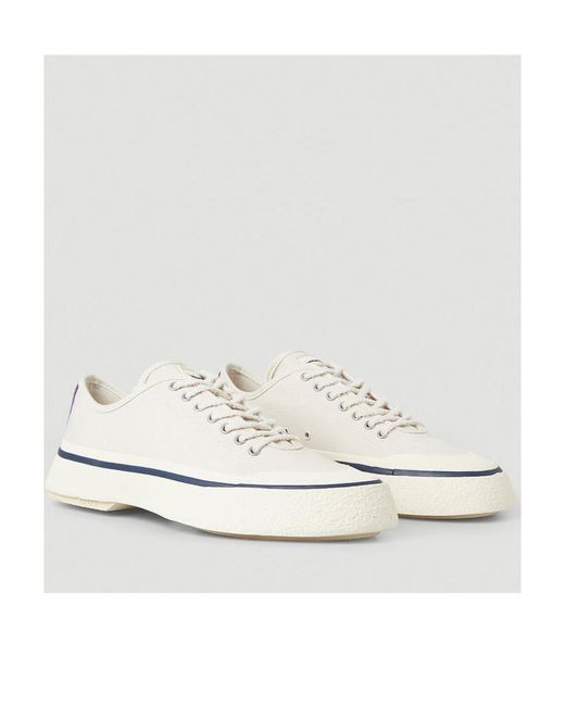 Eytys White Low Lace-Up Casual Shoes for men
