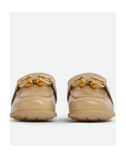 Bottega Veneta White Logo Muller Shoes