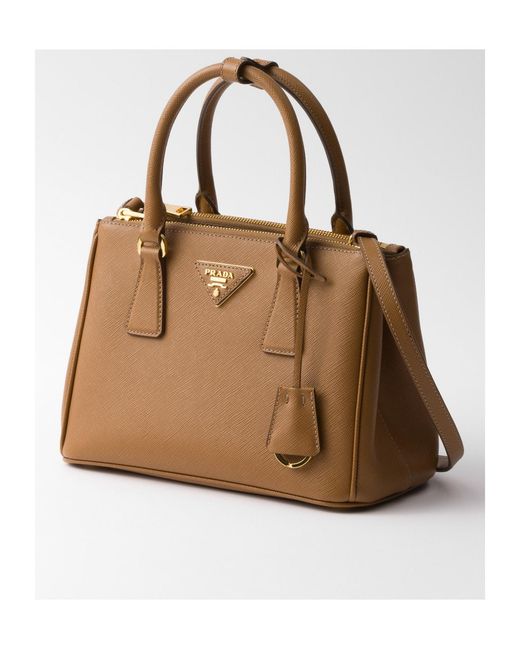 Prada Brown Galleria Small Saffiano Leather Bag