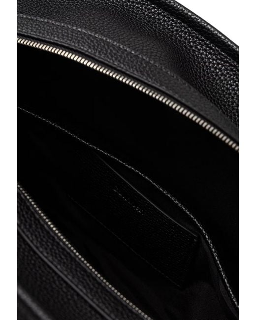 Calvin Klein Black Zippered Shoulder Bag