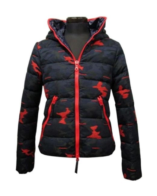 Hydrogen Multicolor Hoded Camouflage Down Jacket for men