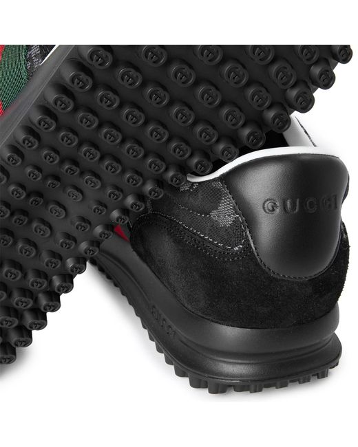 Gucci Black Logo Sneakers for men