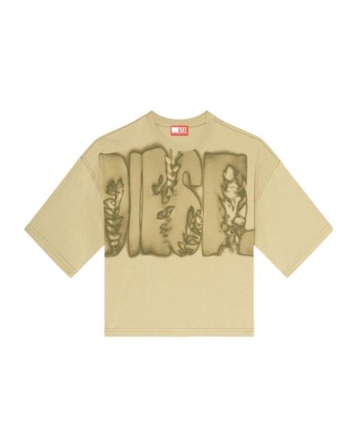 DIESEL Natural Logo-Print T-Shirt