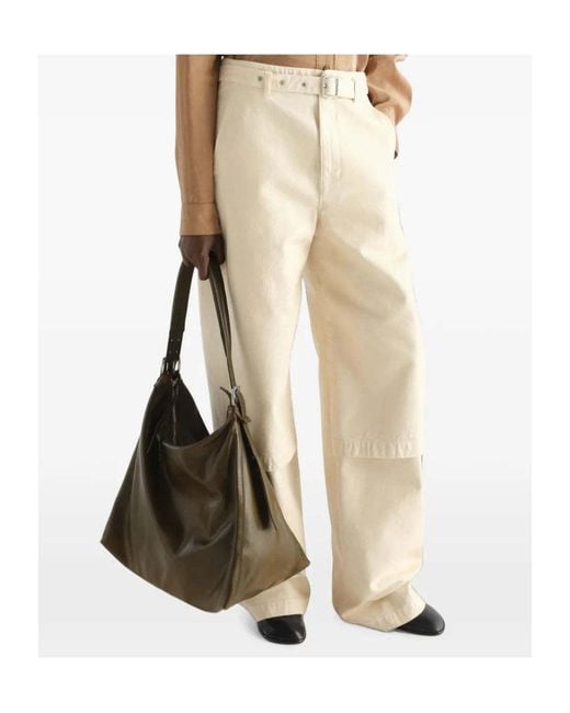 Lemaire Brown Belted Bag