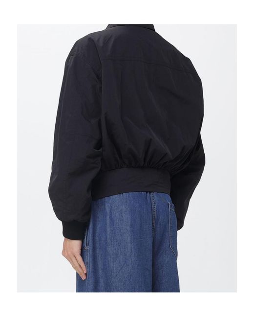 Dries Van Noten Blue Long-Sleeved Bomber Jacket for men