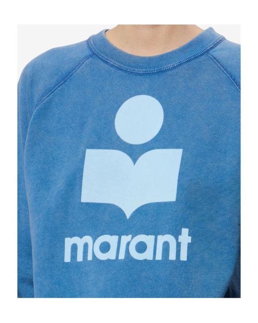 Isabel Marant Blue Isabel Marant Étoile Millyny Logo Sweatshirt
