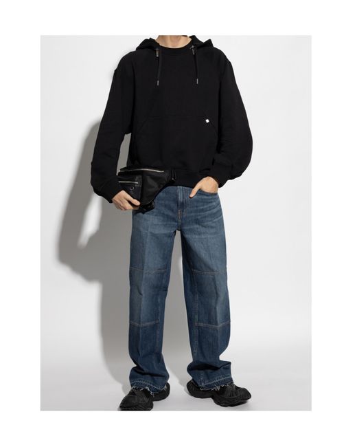 Helmut Lang Blue Vintage Effect Jeans for men
