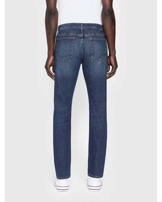 FRAME Blue Belt-Loop Jeans for men