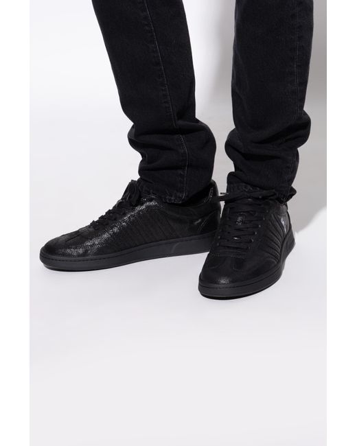 DSquared² Black Boxer Low Up Sneakers for men