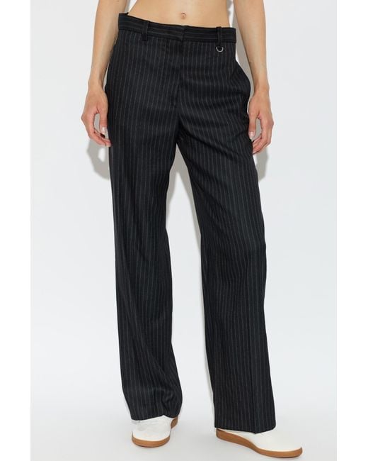 Isabel Marant Black Casual Trousers With Belt Loops