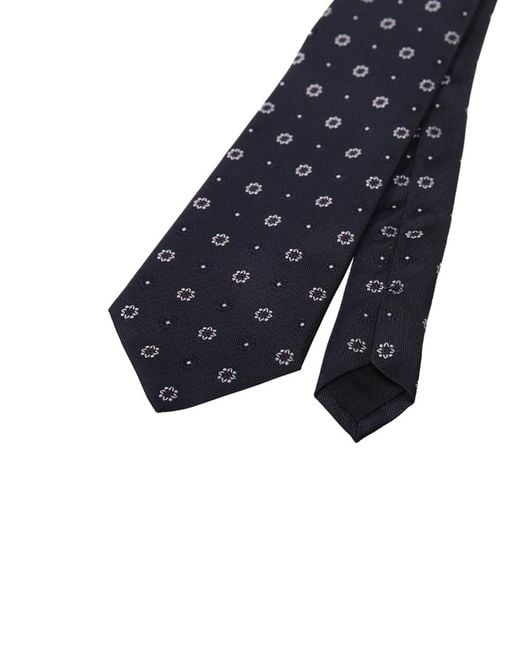 Saint Laurent Blue Pointed Tie for men
