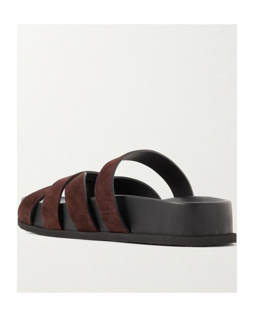 Neous Brown Ibo Round Head Slippers