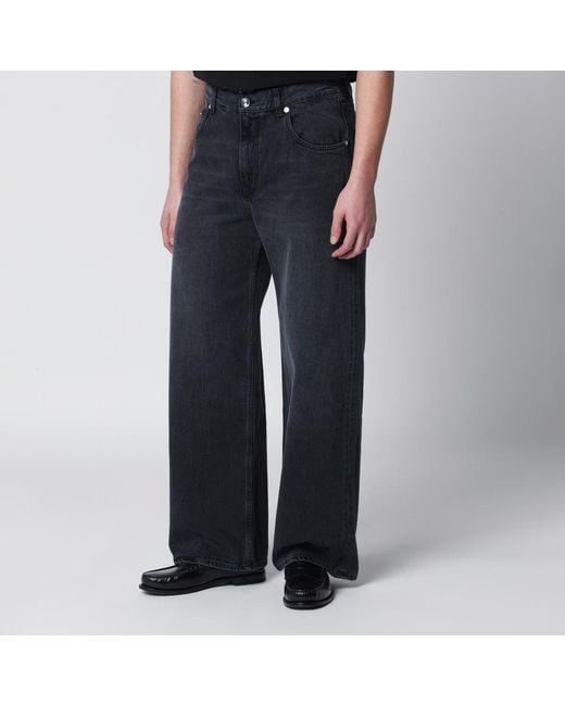 Séfr Black Straight-Leg Jeans for men