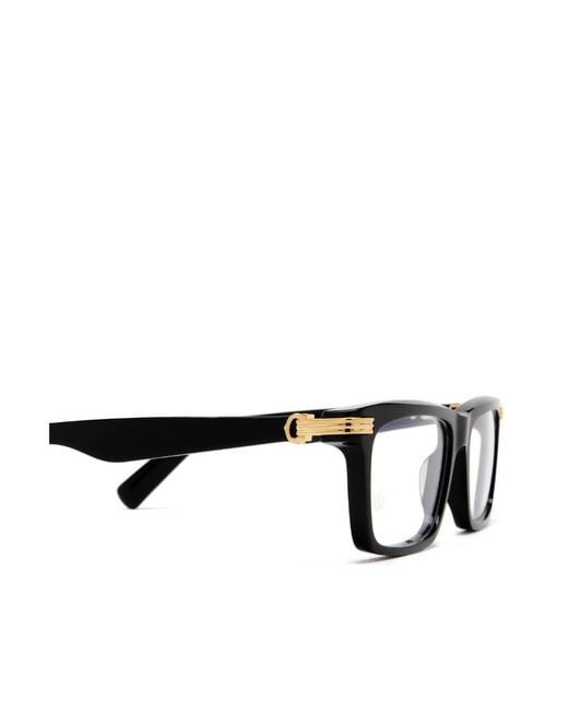 Cartier White Rectangle Frame Glasses for men