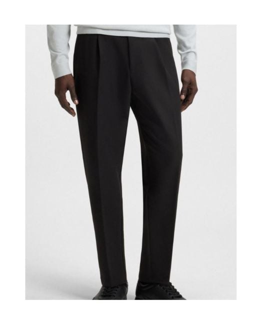 Boss Black Boss Drawstring Tapered Fit Trousers for men
