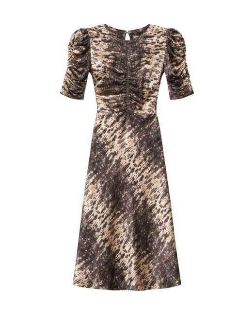 Isabel Marant Natural Lemila Silk Dress