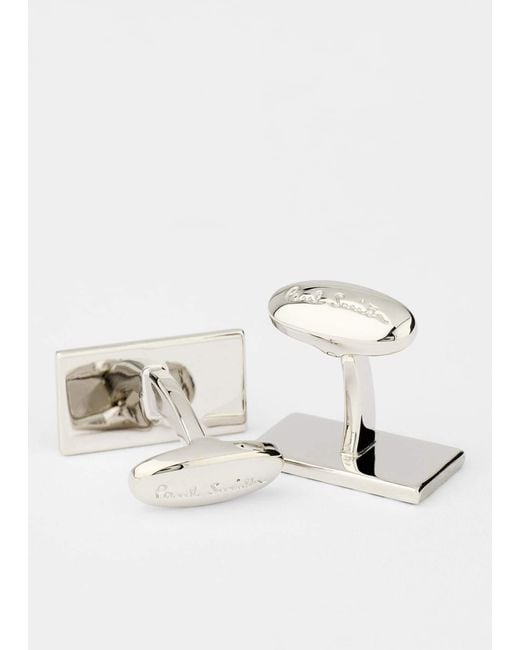 Paul Smith White Airmail Cufflinks for men