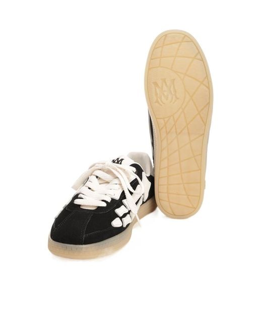 Amiri Black Pacific Bones Sneakers for men