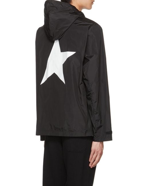 Golden Goose Deluxe Brand Black Daris Zipped Windbreaker for men
