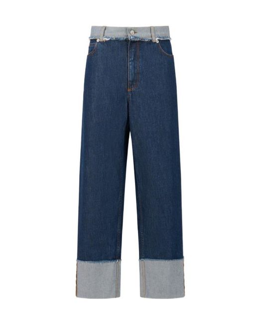 Marni Blue Denim Inside-Out Jeans