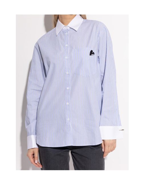 Zadig & Voltaire Blue Morning Striped Shirt