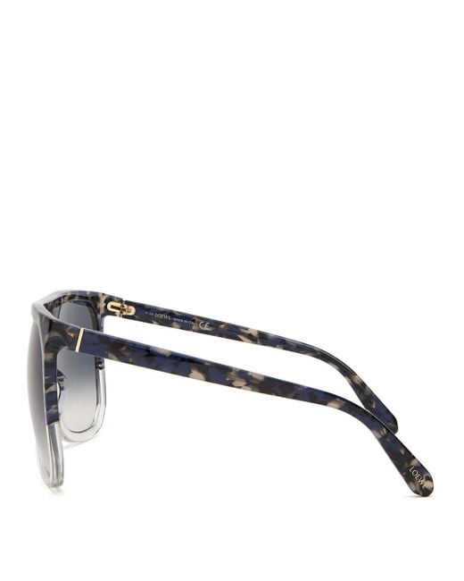 Loewe Blue Logo Logo Sunglasses