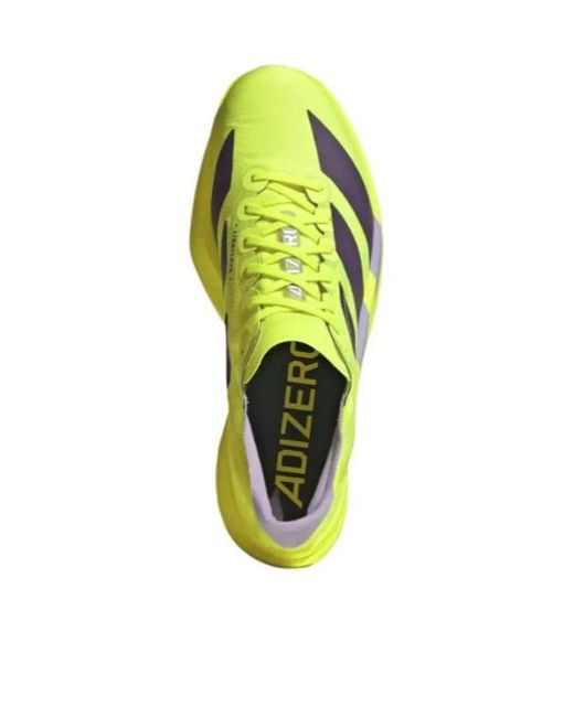 Adidas Yellow Adizero Adios Pro 4 Sneakers for men