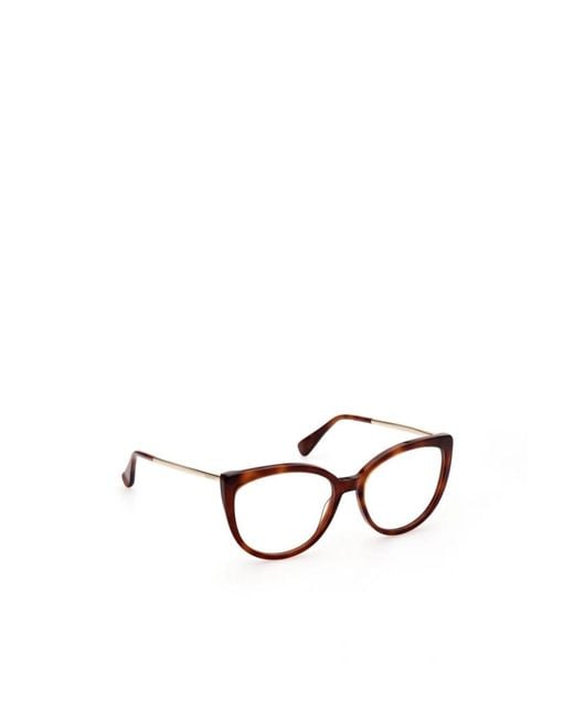 Max Mara White Cat-Eye Frame Glasses