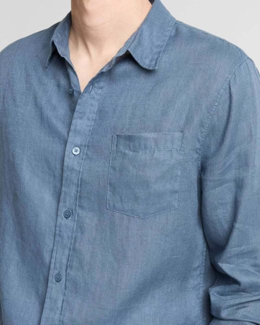 Vince Blue Buttoned Shirt for men