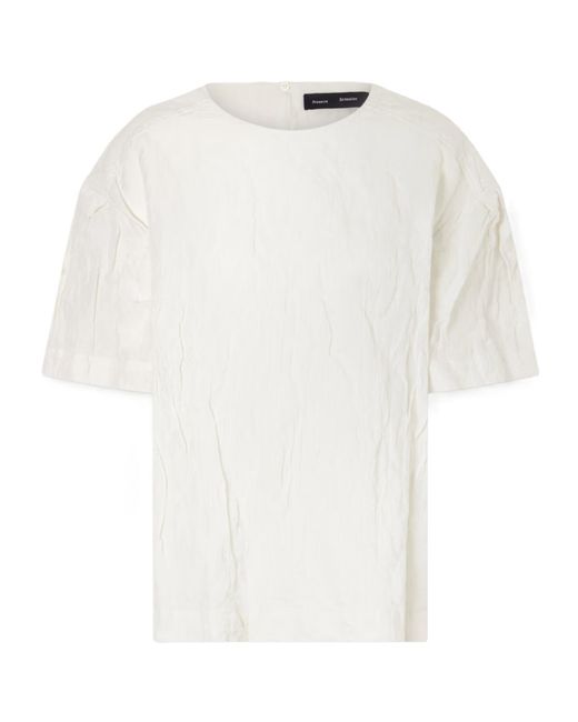 Proenza Schouler White Hansly Wrinkled T-Shirt