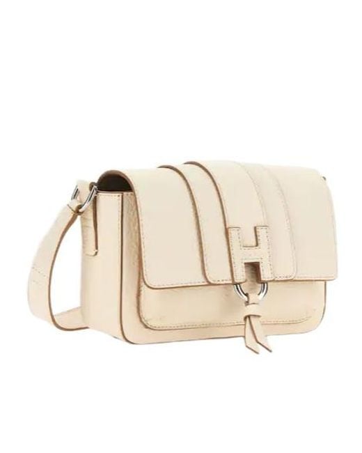 Hogan Natural Flap Shoulder Bag