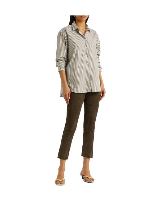 Vince Brown Casual Nine-Point Trousers