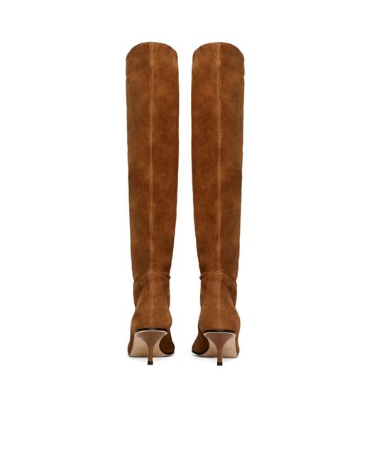 Scarosso Brown Barbara Pointed-Toe Boots