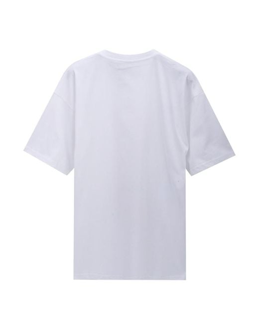 Moschino White Logo Printed Pattern T-Shirt