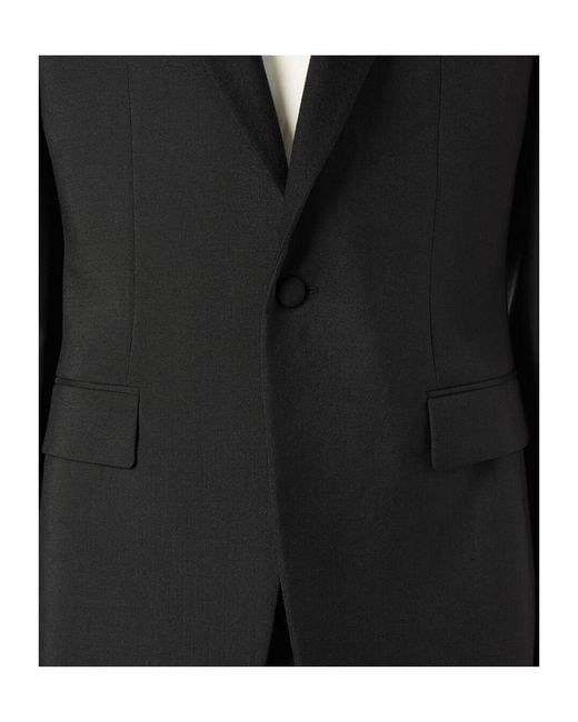 Loro Piana Black Highgrove Suit for men