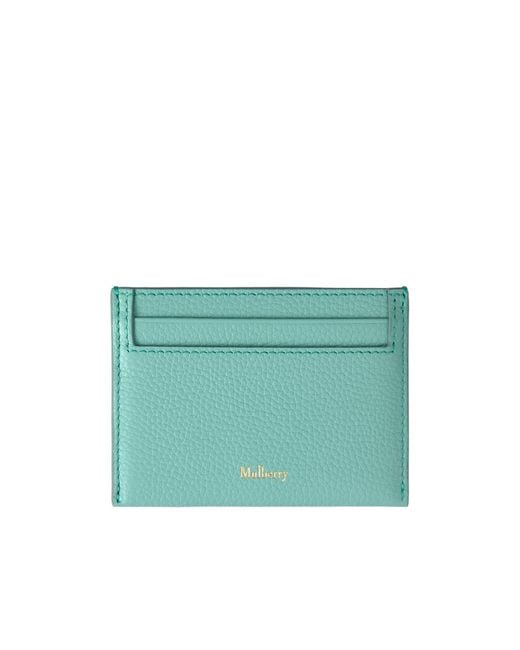 Mulberry Green Logo-Print Wallet