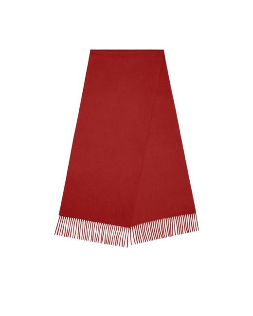 Bottega Veneta Red Cashmere Scarf