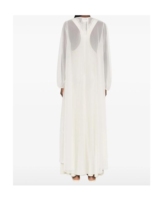 Forte_forte White Long Cardigan