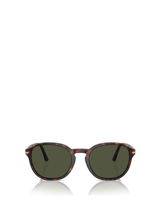 Persol Green Po3343S Round Sunglasses for men