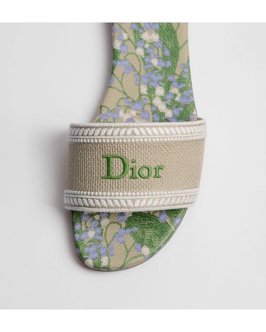 Dior White Dway Slide