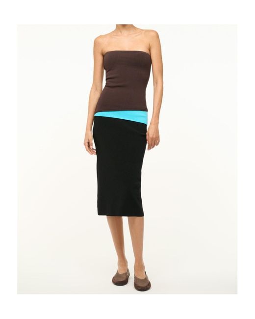 Staud Black La Serena Dress