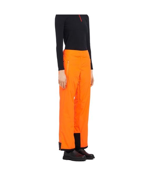 Prada Orange Gore-Tex Ski Trousers