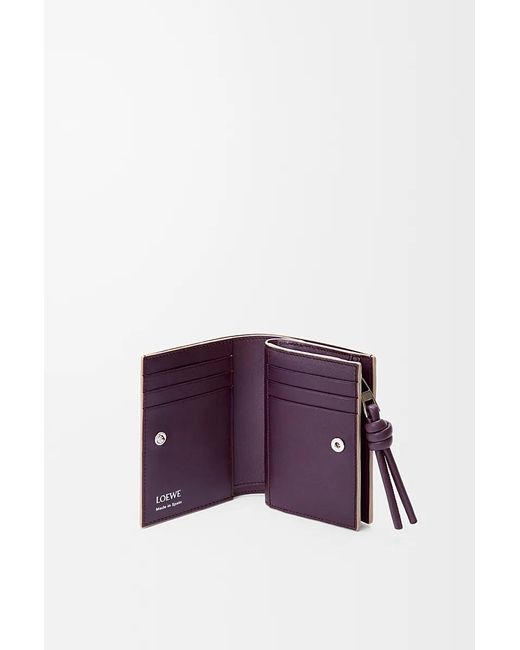 Loewe Gray Knot Compact Wallet