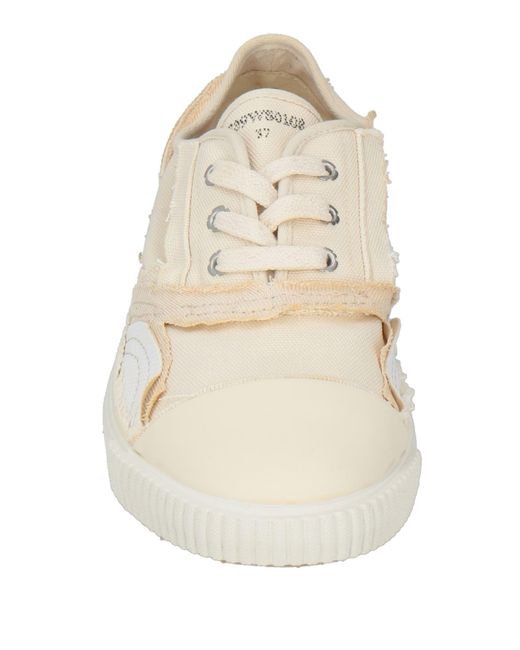 Maison Margiela Natural Minimalist Canvas Low-Top Shoes