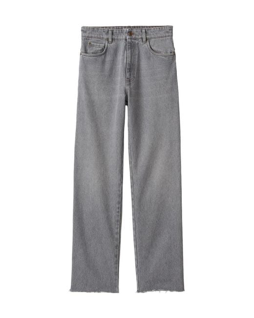 Miu Miu Gray Denim Pants