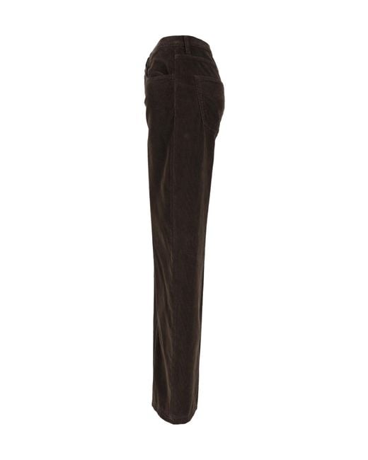 Dondup Black Logo-Patch Denim Trousers