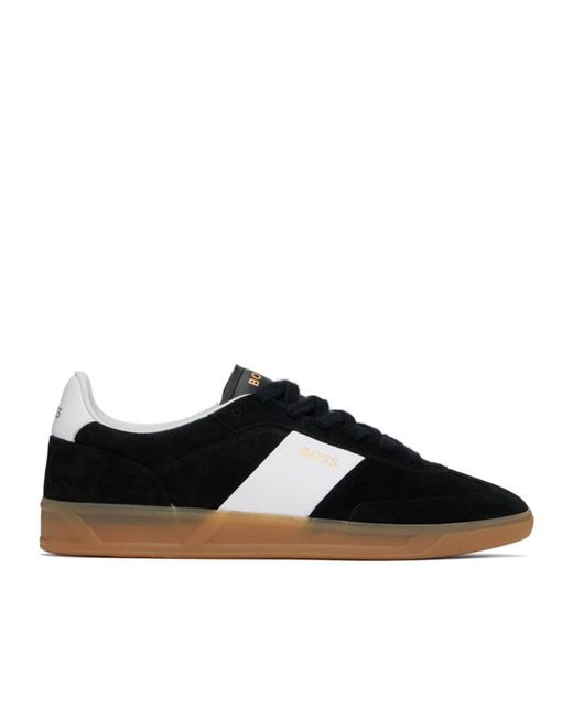Boss Black Round Toe Low-Top Casual Shoes for men
