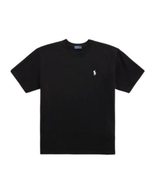 Polo Ralph Lauren Black Relaxed-Fit Jersey T-Shirt