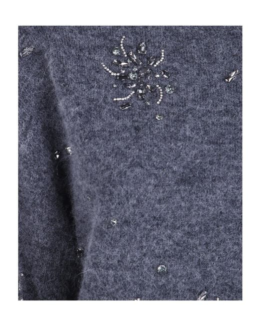 Seventy Blue Long Sleeved Jumper