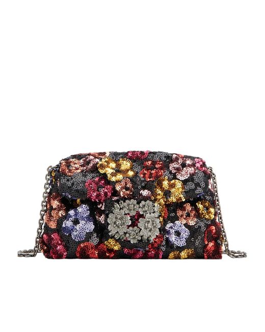 Roger Vivier Red Efflorescence Micro Bag
